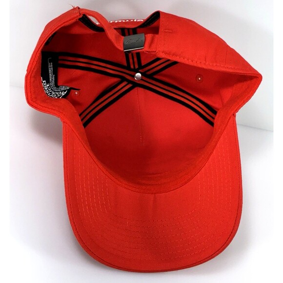 F1 Formula 1 Racing  Officially Licensed Adjustable Strapback Red and White Hat - Picture 7 of 9